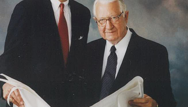 Michael Leader and Governor George Leader