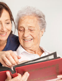 Senior Woman Reading Book