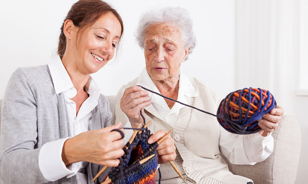 Senior Knitting