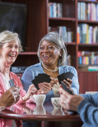 Seniors Playing Cards