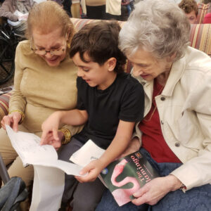 boy with seniors
