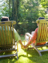 Couple in chairs