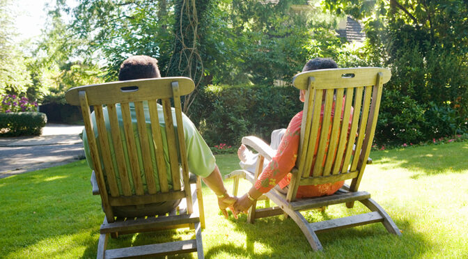 Couple in chairs