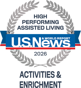 U.S. News & World Report High Performing Assisted Living Activities & Enrichment