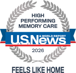 U.S. News & World Report High Performing Memory Care Feels Like Home