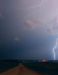 Lightning Storm - lightning, thunderstorm, night sky, electric bolts, dramatic, weather, storm, nature, power, sky